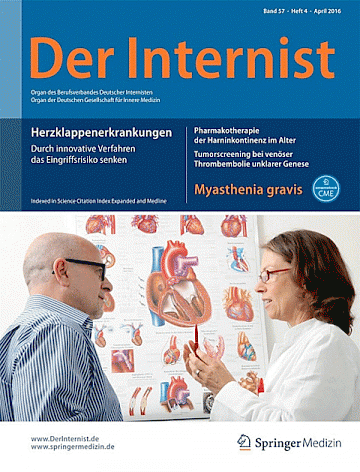 Titelblatt:Der Internist (Springer)