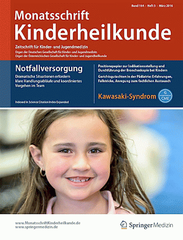 Titelblatt:Kinderheilkunde Monatsschrift