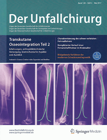 Titelblatt:Der Unfallchirurg (Springer)