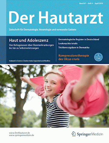 Titelblatt:Der Hautarzt (Springer)