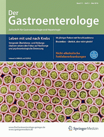 Titelblatt:Der Gastroenterologe (Springer)