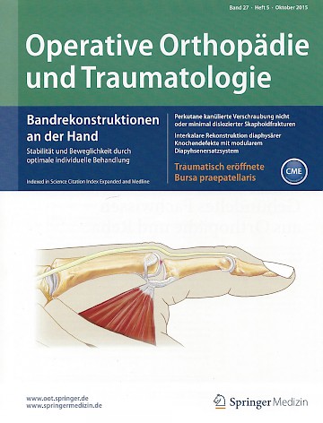 Titelblatt:Operative Orthopädie und Traumatologie