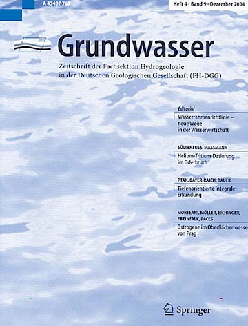 Titelblatt:Grundwasser